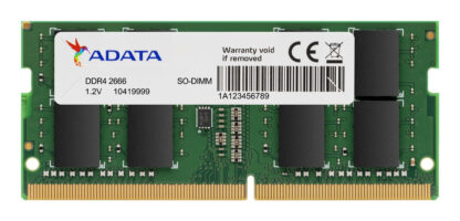 Adata Premier AD4S266616G19-SGN 16GB SODIMM System Memory DDR4, 2666MHz, 1 x 16GB