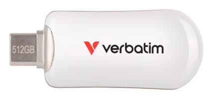 VERBATIM Plectra USB-C Flash Drive white 512GB