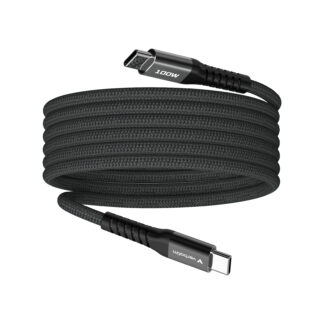 Verbatim Sync & Charge Magnetic Cable - 100W USB-C to USB-C 120 cm Black
