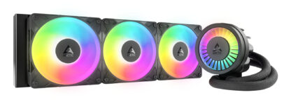 Arctic Liquid Freezer III Pro A-RGB 360mm Liquid CPU Cooler, P12 Pro PWM Fans & PWM Controlled Pump, Black