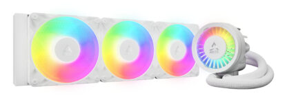 Arctic Liquid Freezer III Pro A-RGB 360mm Liquid CPU Cooler, P12 Pro PWM Fans & PWM Controlled Pump, White