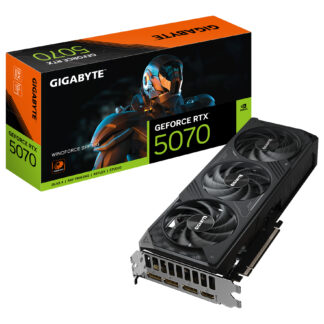 GIGABYTE GeForce RTX 5070 WINDFORCE SFF 12G Graphics Card - 12GB GDDR7, 192bit, PCI-E 5.0, 2512MHz Core Clock, 3 x DP 2.1b, 1 x HDMI 2.1b, DLSS 4, GV-N5070WF3-12GD