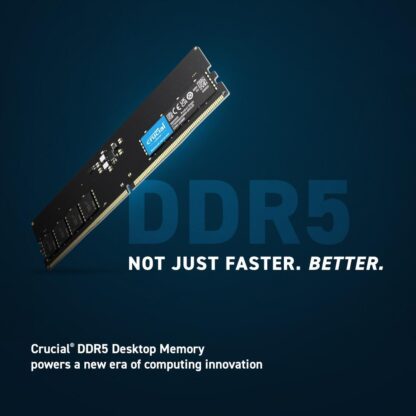 32 GB DDR5-RAM PC4800 CRUCIAL CL40 1x32GB 16Gbit