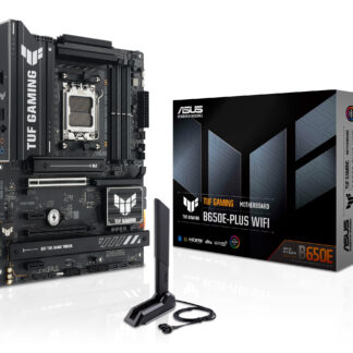 Asus TUF GAMING B650E-PLUS WIFI, AMD B650, AM5, ATX, 4 DDR5, HDMI, DP, Wi-Fi 6E, 2.5G LAN, PCIe5, RGB, 3x M.2