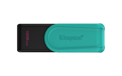 Kingston DataTraveler Exodia S DTXS/128GB USB Flash Drive, 128GB, USB 3.2, Black/Green, Swivel Cap Design