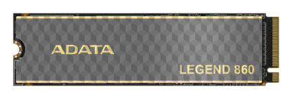 Adata Legend 860 (SLEG-860-1000GCS) 1TB NVMe SSD, PCIe Gen4, M.2 Interface, 2280, Read 5000 MB/s, Write 3000 MB/s, Heatsink 5 Year Warranty