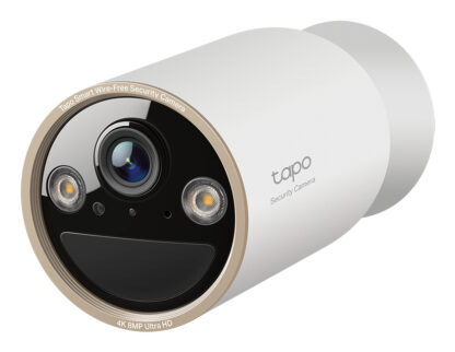 TP-LINK (TAPO C460) Smart Battery-Powered 4K Outdoor Security Camera, 10000mAh Battery, Colour Night Vision, AI Detection, Alarms, 2-Way Audio, No Hub Required