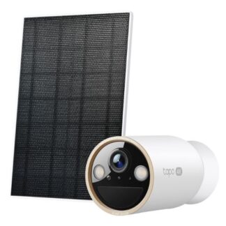 TP-LINK (TAPO C460 KIT) Smart Battery-Powered 4K Outdoor Security Camera and Solar Panel, 10000mAh Battery, Colour Night Vision, AI Detection, Alarms, 2-Way Audio, No Hub Required
