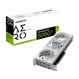 GeForce RTX 5060 Ti AERO OC 16GB GDDR7 Graphics Card, 4608 CUDA Cores, 2647 MHz Core Clock, Triple Fan, 3x DisplayPorts / 1x HDMI Port