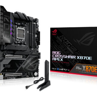 Asus ROG CROSSHAIR X870E APEX, AMD X870E, AM5, ATX, 2 DDR5, 2 USB4, Wi-Fi 7, 5G LAN, PD 60W, RGB, 5x M.2