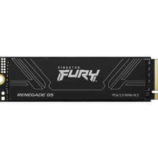 Kingston FURY Renegade (SFYR2S/1T0 ) 1TB NVMe SSD, M.2 Interface, PCIe 5.0 x4 NVMe, 2280, Up to 14,200MB/s read, 11,000MB/s write, Limited 5-year warranty with free technical support.