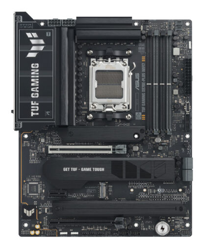 Asus TUF GAMING X870E-PLUS WIFI7, AMD X870, AM5, ATX, 4 DDR5, HDMI, 2 USB4, Wi-Fi 7, 2.5G LAN, PD 30W, 4x M.2