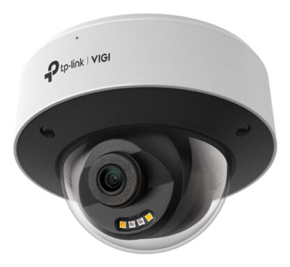 TP-LINK (InSight S285 2.8MM) VIGI 8MP Outdoor Full-Colour Dome Network Camera w/ 2.8mm Lens, IP67, PoE, AI Detection/Classification, Two-Way Audio, H.265+