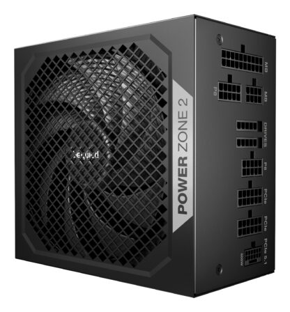 Be Quiet! 1000W Power Zone 2 PSU, Fully Modular, 80+ Platinum, Cybenetics Platinum, Semi-Passive Zero-RPM Cooling, ATX 3.1, PCIe 5.1