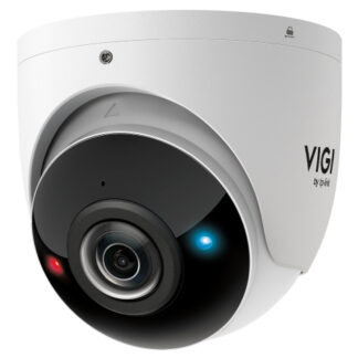 TP-LINK (InSight S485PI) VIGI 8MP Outdoor IR Panoramic Turret Network Camera, IP67, PoE, 180Â° Panorama, AI Detection/Classification, Red-Blue Warning Lights