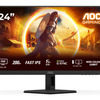 AOC G4 24G4HRE computer monitor 60.5 cm (23.8") 1920 x 1080 pixels Full HD LED Black, Red