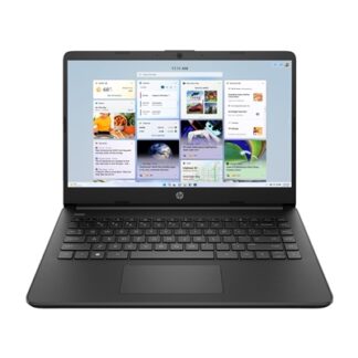 HP 14s-dq5022na Laptop, 14 Inch Full HD 1080p Screen, Intel Core i3-1215U 12th Gen, 8GB RAM, 256GB SSD, Windows 11 Home, Black