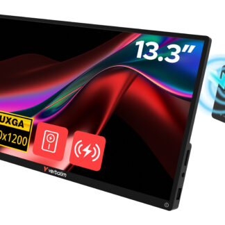 VERBATIM Portable 13.3 WUXGA Touch Monitor ALU with Wireles