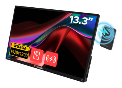 VERBATIM Portable 13.3 WUXGA Touch Monitor ALU with Wireles
