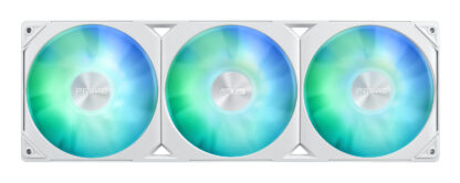 Asus PRIME LC 360 ARGB 360mm Liquid CPU Cooler, ARGB Fans, Customisable Infinity Mirror Lenses, White Edition
